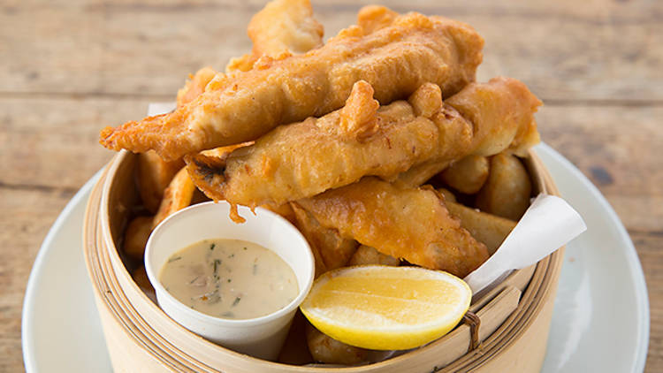 Fish and chips – The Boathouse