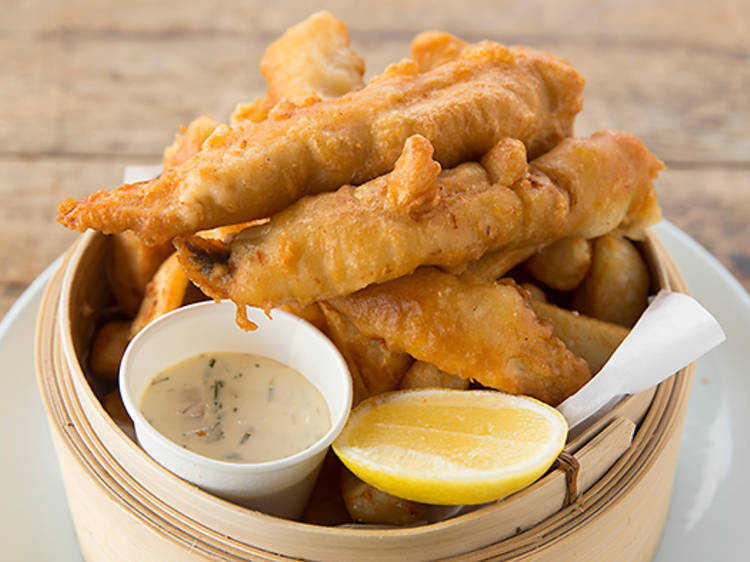 Fish and chips – The Boathouse