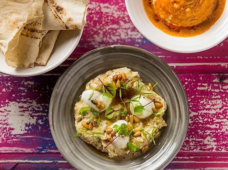 The hummus and babaghanoush from Thievery