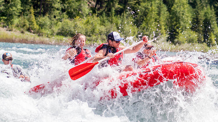 Go whitewater rafting