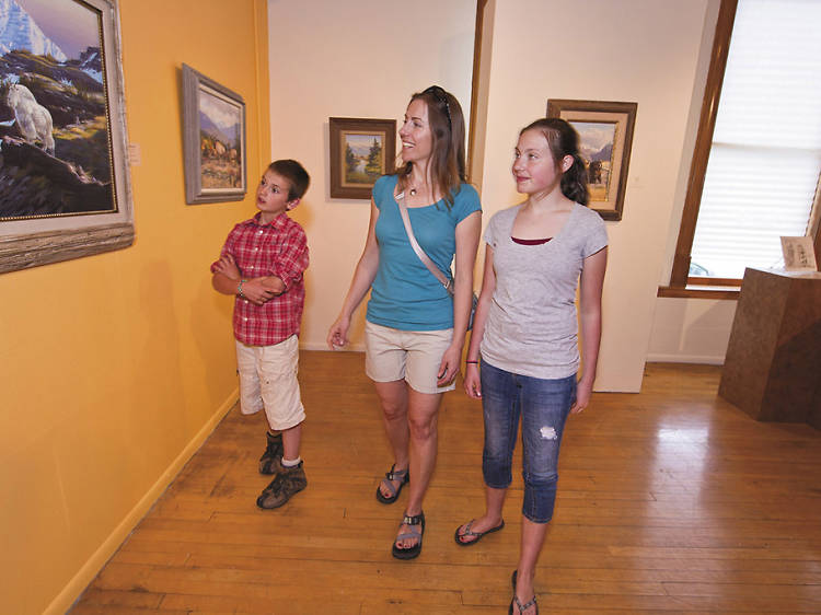 See local artists at the Hockaday Museum of Art