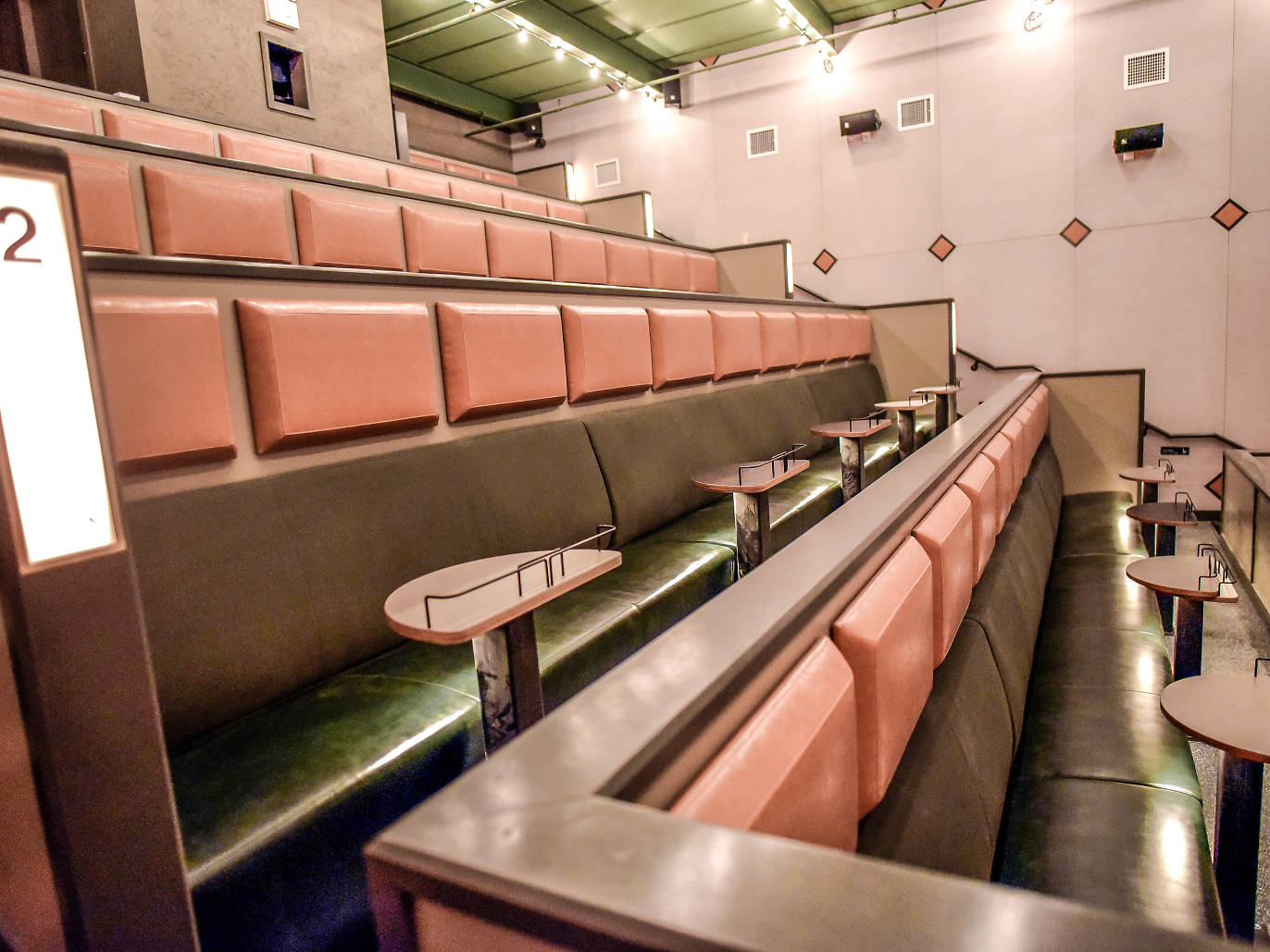 Find a dinein movie theater in NYC for great food and a flick