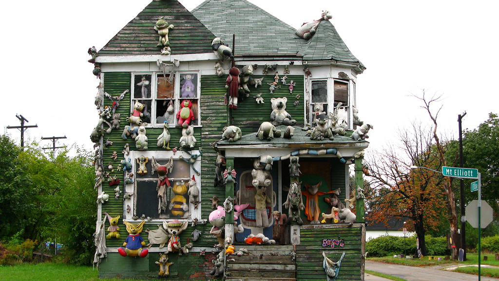 The Heidelberg Project Art in McDougallHunt, Detroit