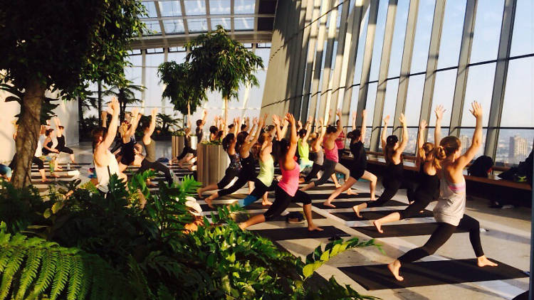 Sunrise Yoga, Sky Garden