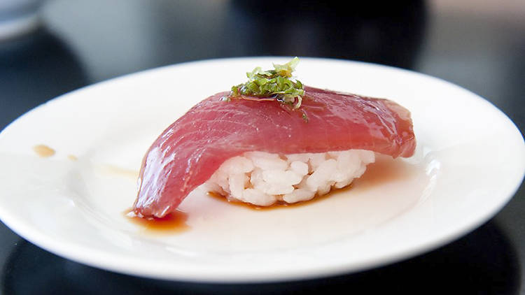 Bonito nigiri at Echigo