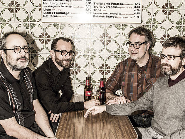 Los Carradine Antonio Baños, Nacho Gil, Xavi Martín, Rafa Tapounet