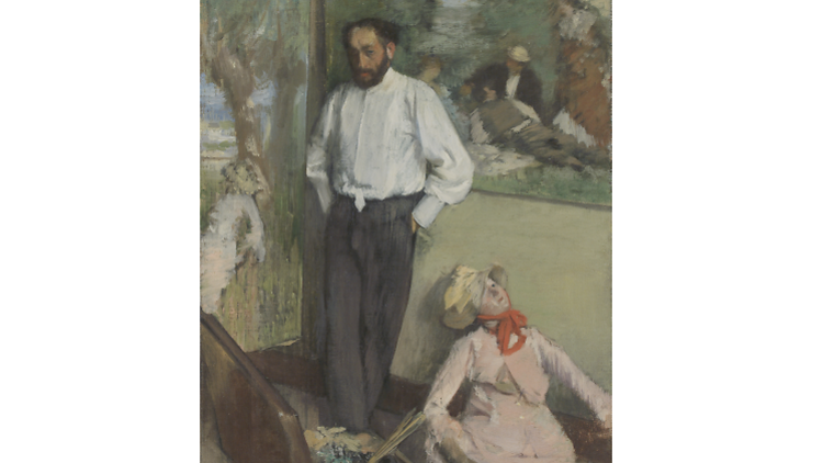 'Retrat de Henri Michel-Levy', de Degas