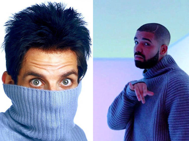 Derk Zoolander, drake and turtleneck