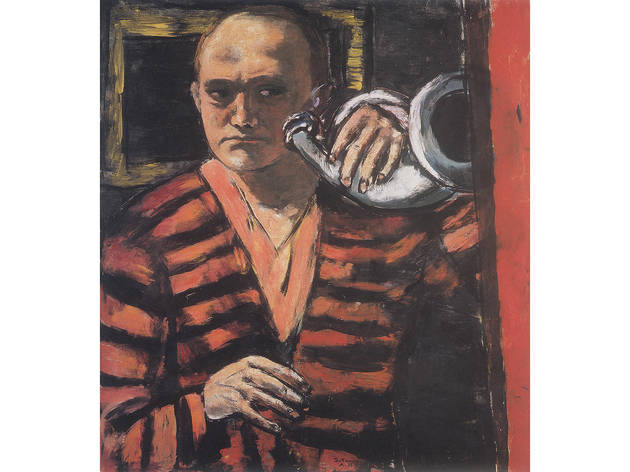 Max Beckmann Self-Portrait with Horn, 1938. Oil on canvas.