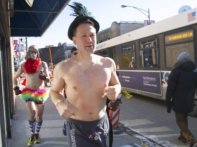 Cupid’s Undie Run Cupid's Undie Run sent pantless participants through the streets of Wrigleyville, February 13, 2016.