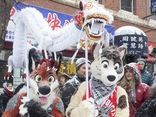 The Chinatown Lunar New Year Parade capped off a week of celebrations, February 14, 2016.