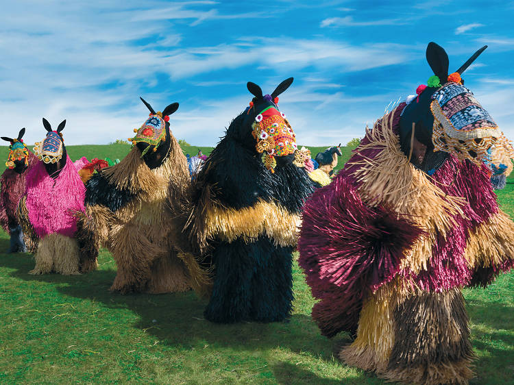 Nick Cave 'Heard-Detroit' (2015) installation shot.