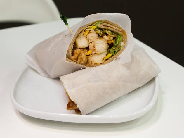 BBQ Chicken Wrap at IKEA Burbank
