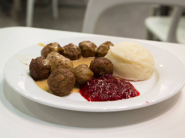 Swedish meatballs at IKEA Burbank