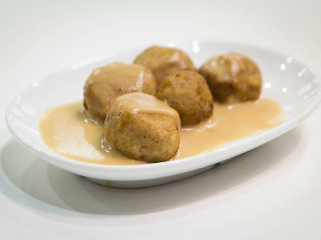 Chicken meatballs at IKEA Burbank