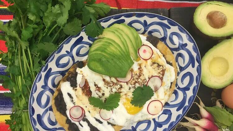 Huevos Rancheros at Bodega Negra
