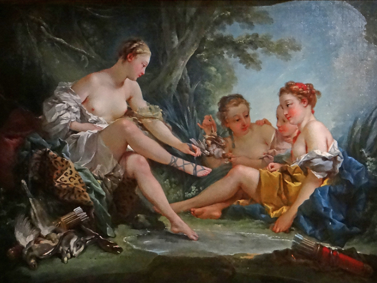 François Boucher • Le repos des Nymphes