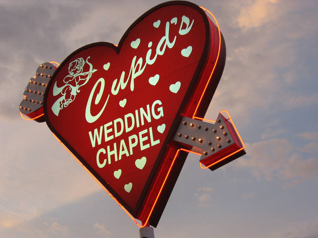 Cupid s Wedding Chapel Shopping in Downtown Las Vegas