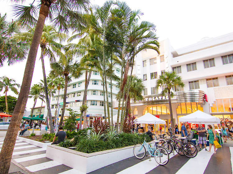 Shop and people watch down Lincoln Road