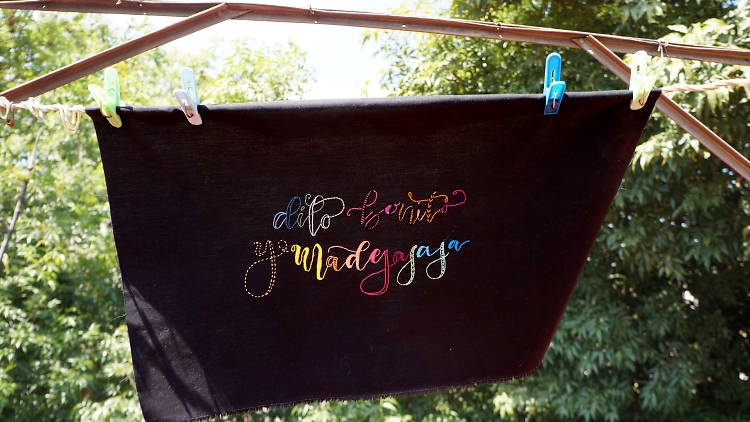 Madeja jaja Taller para bordar una caligrafía hecha por ti