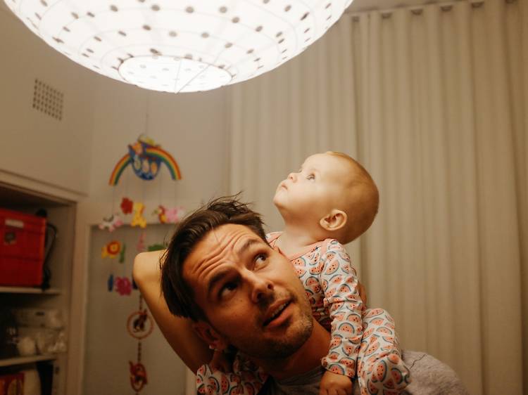 Daniel Boud, 35, and Lilya, 10 months