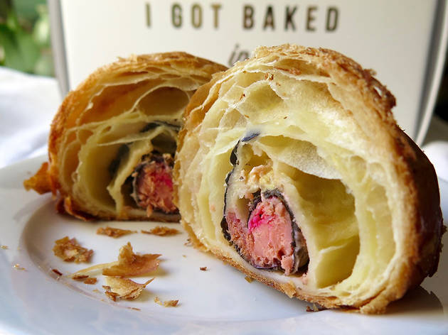 The California croissant at Mr. Holmes Bakehouse, San Francisco The California croissant at Mr. Holmes Bakehouse, San Francisco