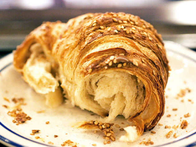 Pretzel croissant at the City Bakery, New York City Pretzel croissant at the City Bakery, New York City