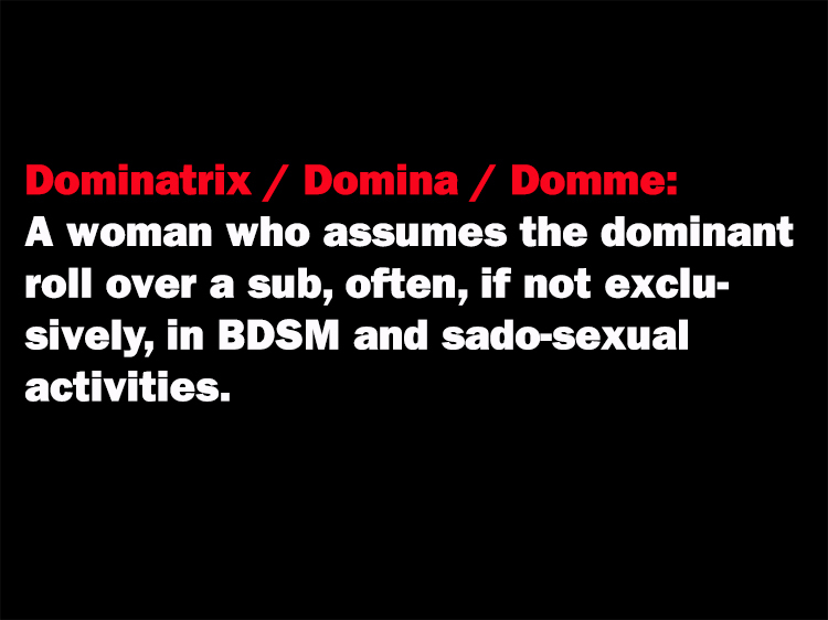 A Guide To Understanding Dominatrix And sm Lingo