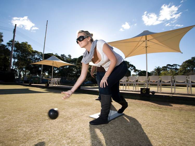 Woman at Paddington Bowling Club