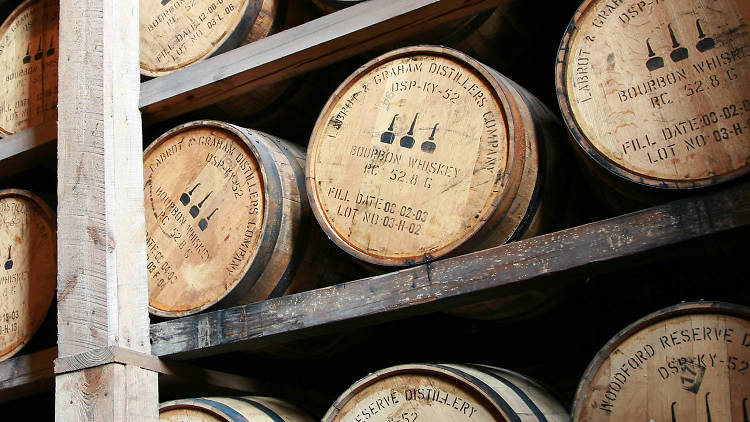 Barrels of bourbon outnumber humans in Kentucky.