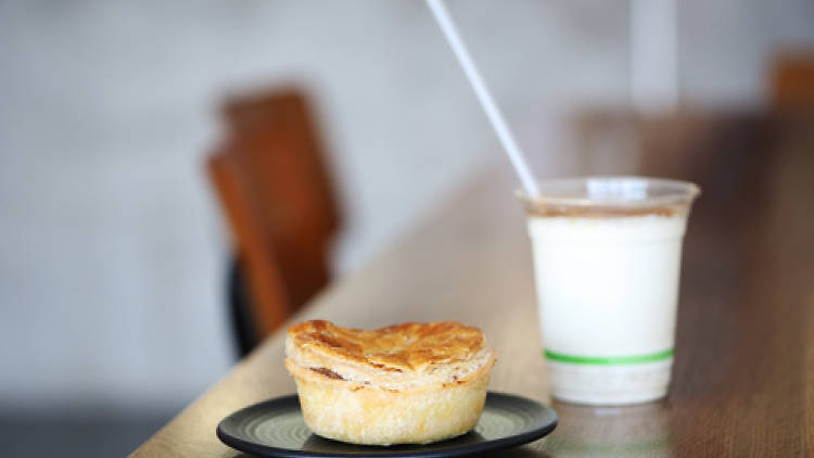 Apple pie shake at Candied Bakery