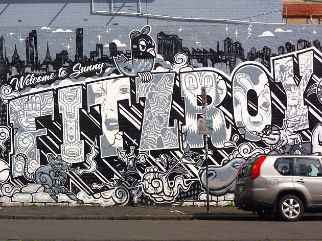 Fitzroy wall mural Fitzroy wall mural
