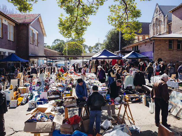 Stalls at Rozelle Markets Stalls at Rozelle Markets