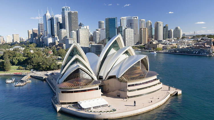 Aerial of Sydney Opera House