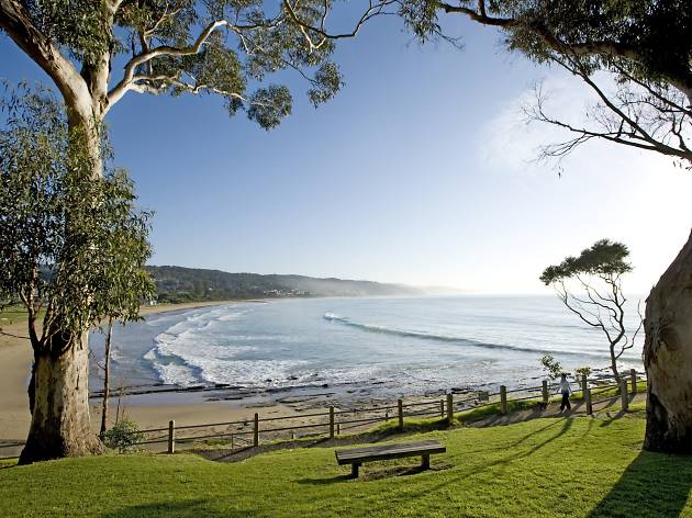 Lorne Beach in Lorne, Victoria Lorne Beach in Lorne, Victoria