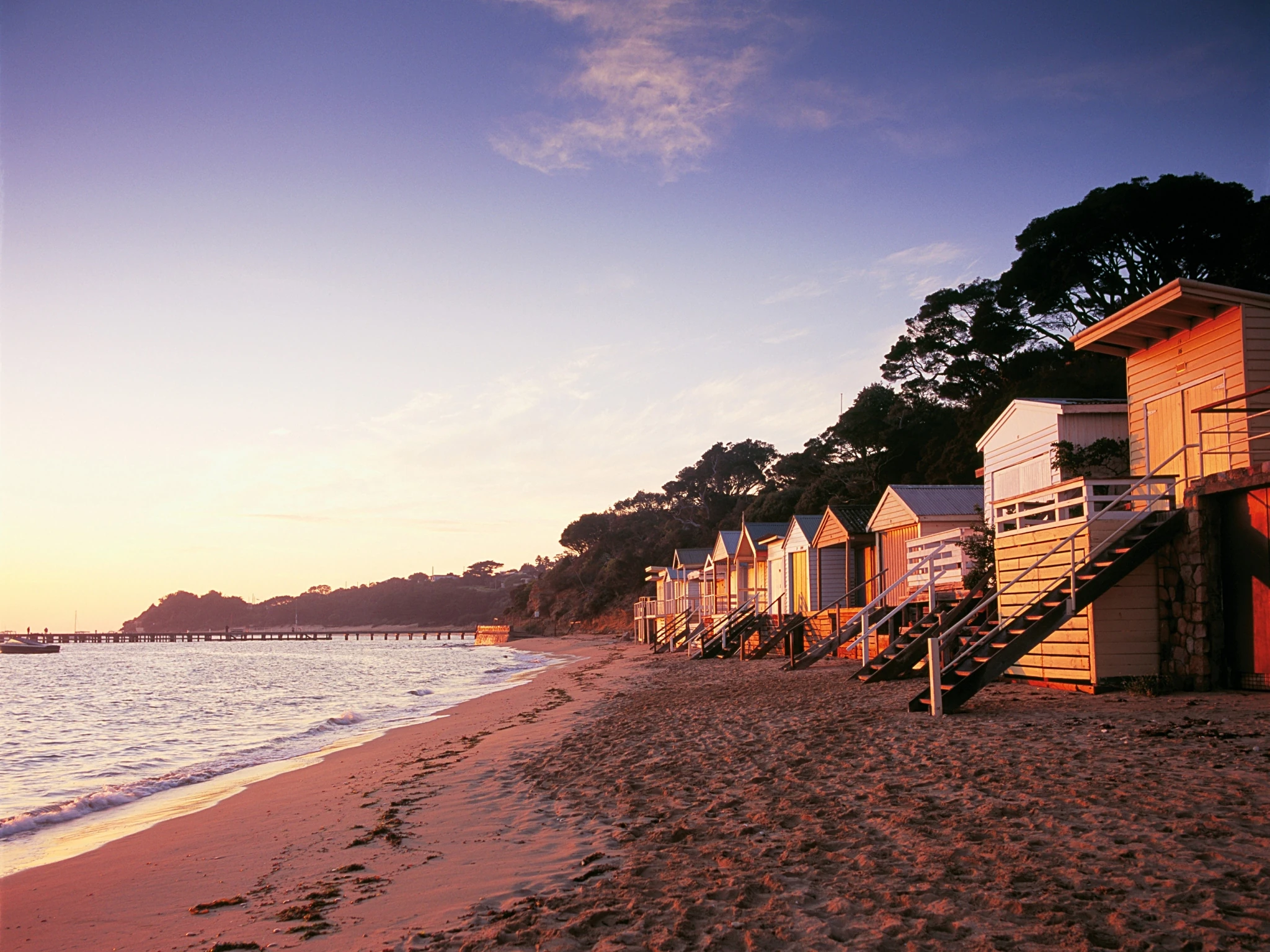Beach shacks in Portsea, Victoria
