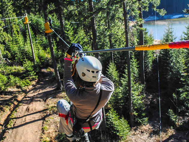 Zip lining Zip lining