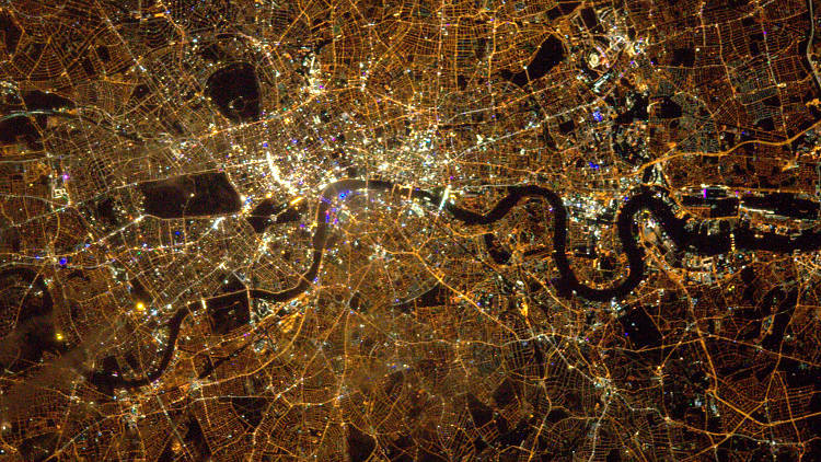 Best London photos: Tim Peake: ‘London from Space’, 2016. © ESA/NASA