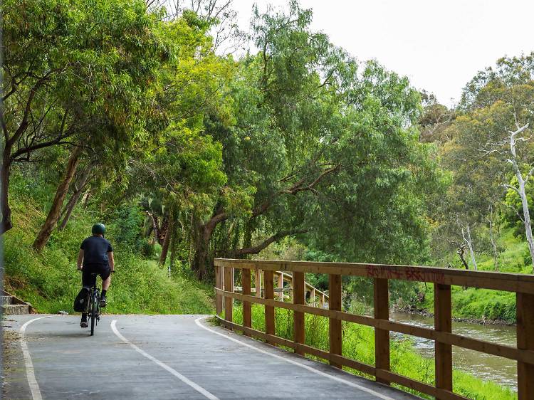 Go for a bike ride along the Yarra Trail