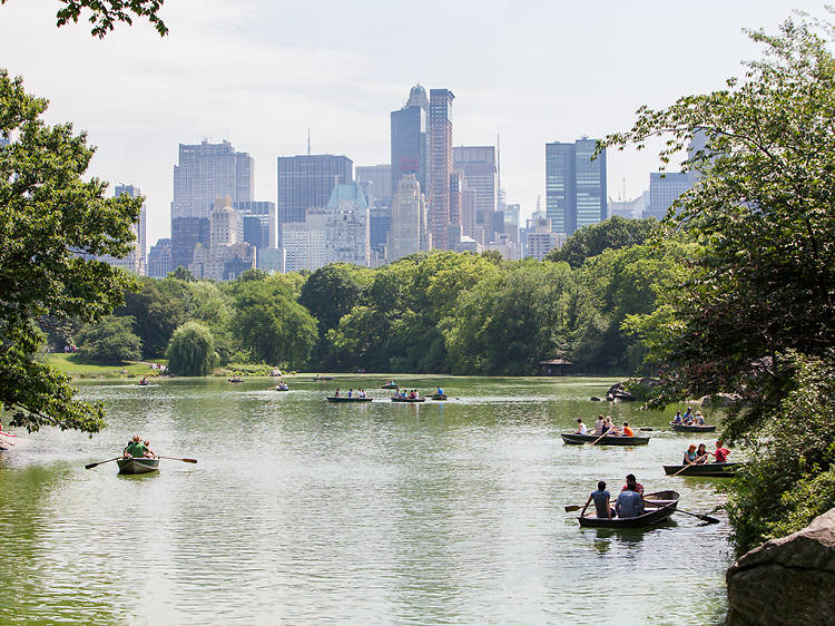Go boating in Central Park