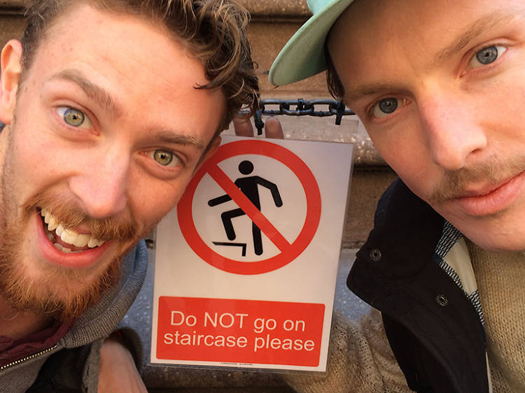 Tim Batt and Guy Montgomery of Podcast "The Worst Idea of All Time"