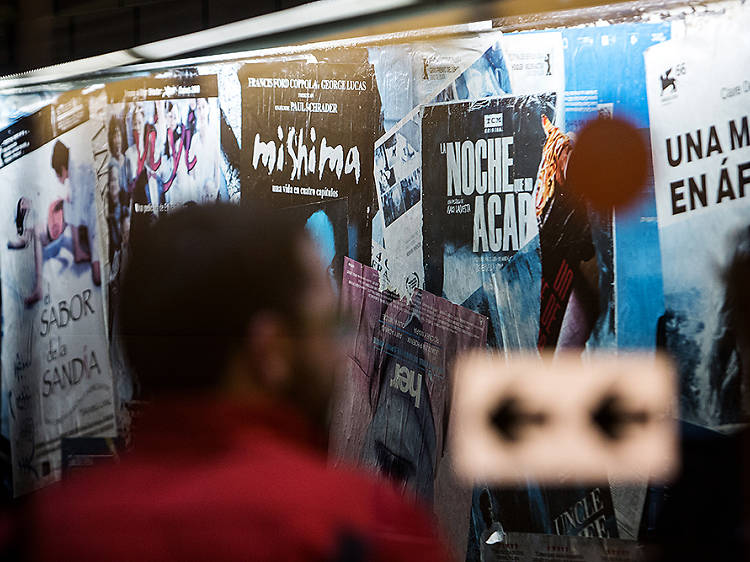 The vestibule of the Cinema Truffaut