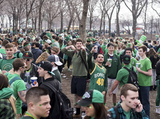 St. Patrick's Day River Dye & Parade, March 12, 2016