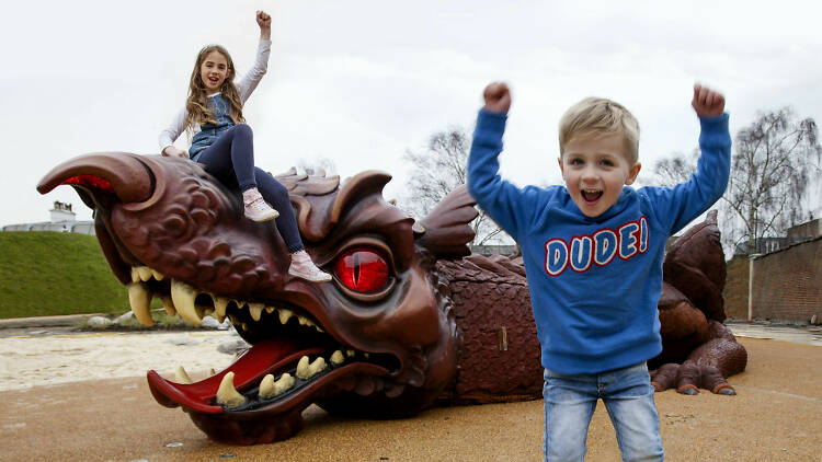 Conquer a red-eyed dragon at Hampton Court Palace