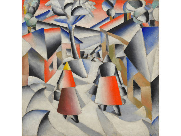 Kazimir Malevich, Morning in the Village after Snowstorm (Utro posle v'iugi v derevne), 1912