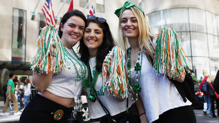 St. Patrick's Day Parade 2016, NYC, Thursday, March 17, 2016, 5th and 6th aves, midtown, New York City