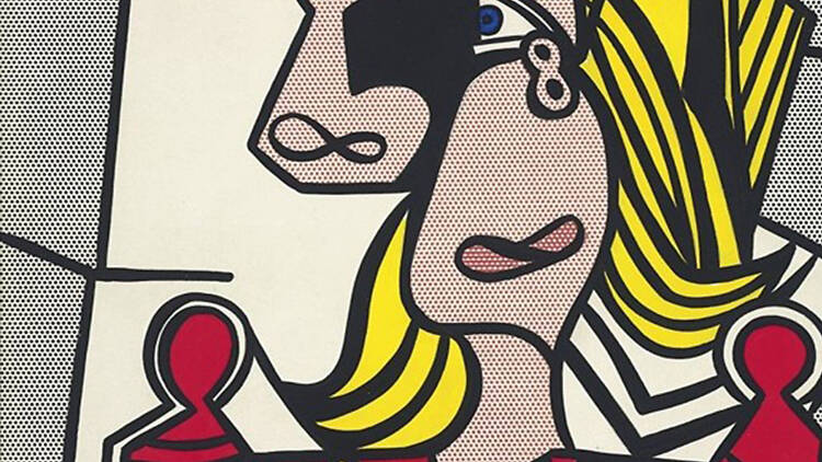 Roy Lichtenstein  ‘Woman with Flowered Hat’ (1963, painting)