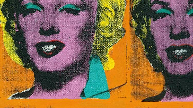 Andy Warhol  ‘Four Marilyns’ (1962,  screen print) 