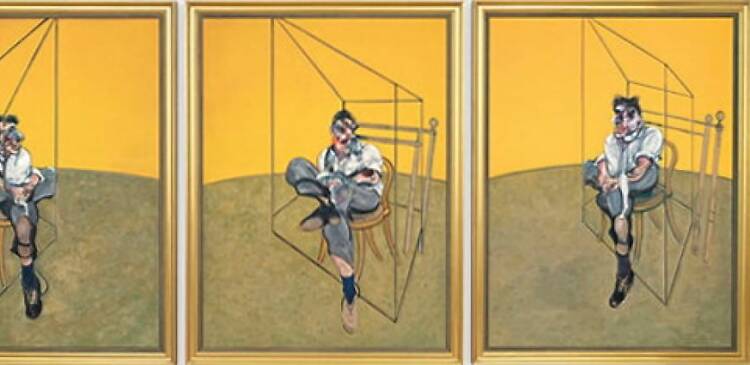 Francis Bacon  ‘Three Studies of Lucian Freud’ (1969, painting)