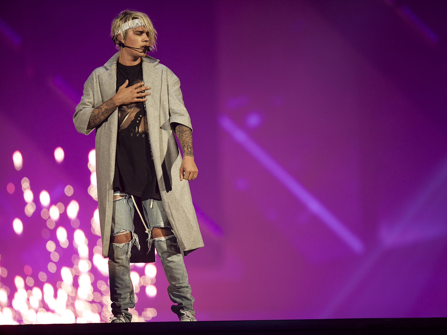 Justin Bieber Purpose World Tour at Staples Center